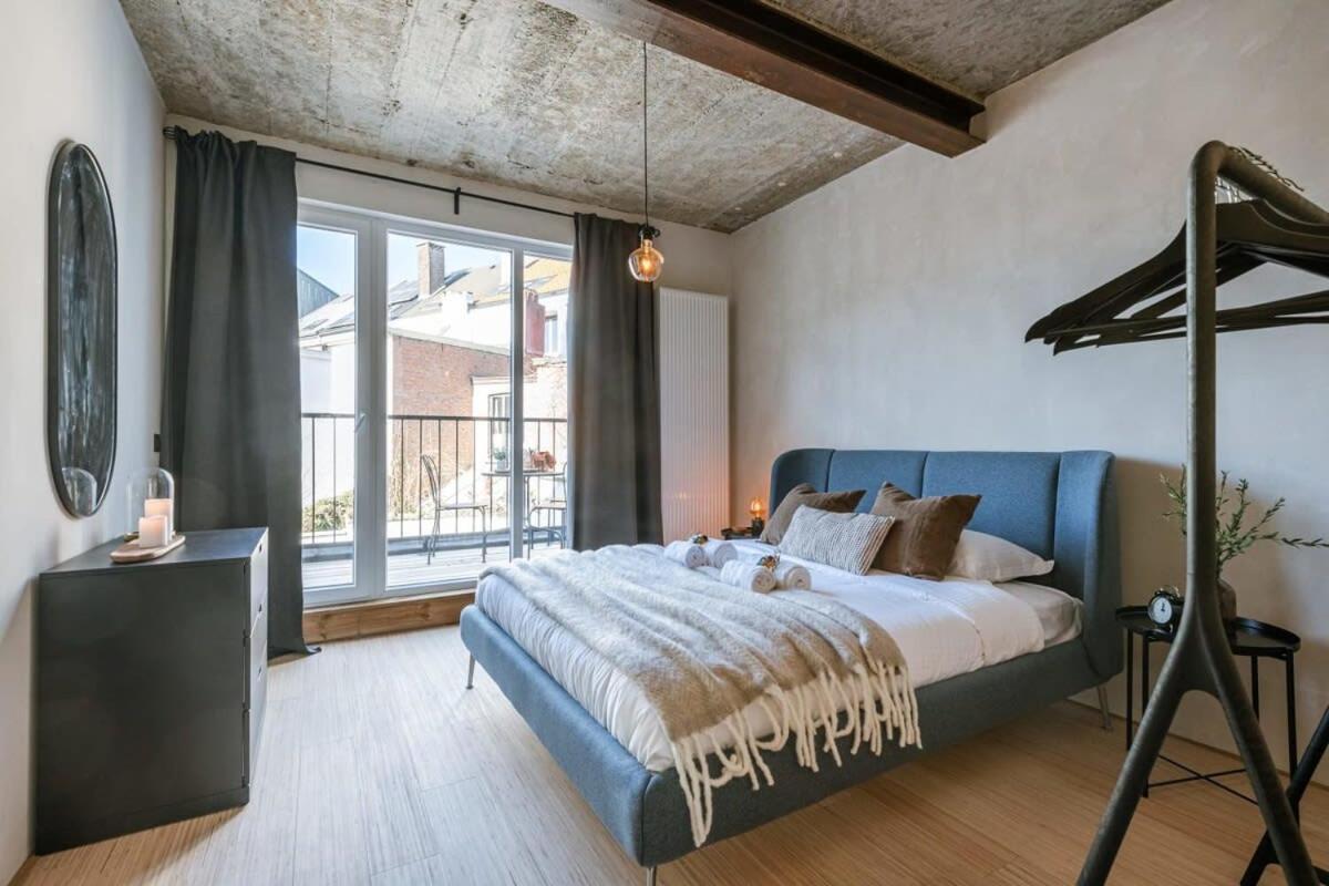 Huswell - Industrial Apartment With Terrace In Antwerpen Bagian luar foto