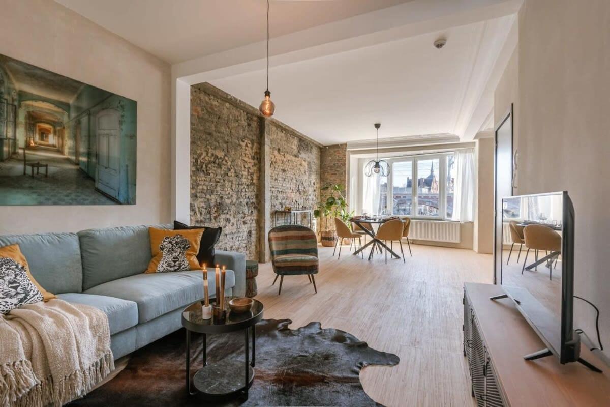 Huswell - Industrial Apartment With Terrace In Antwerpen Bagian luar foto